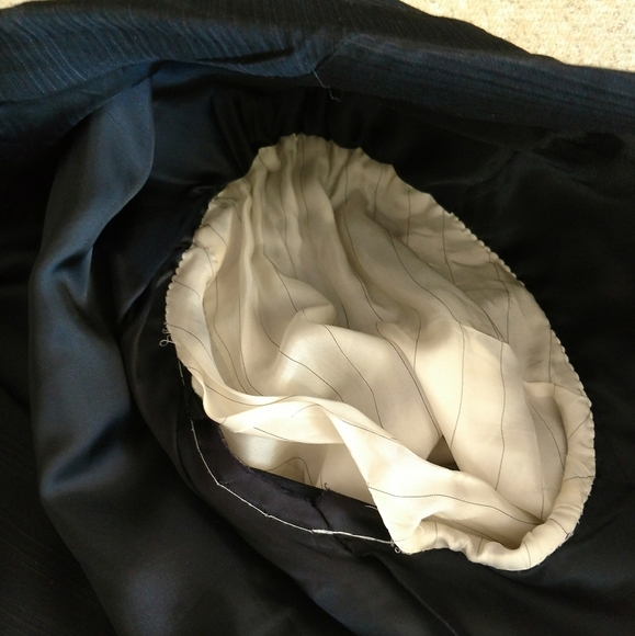 LAST CHANCE Canali Italian pinstripe navy wool blazer men 44 R - Picture 8 of 8